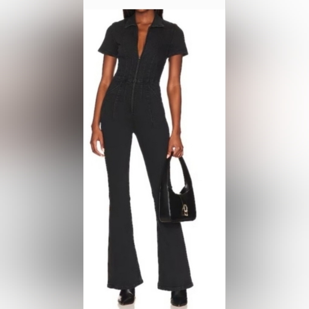 Free People Black Mamba Jayde Jumpsuit Size S